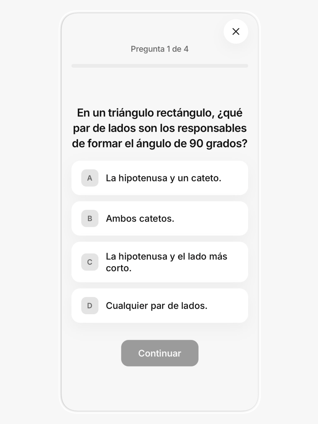 Evaluaciones a la medida